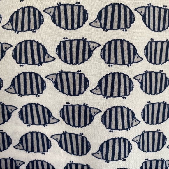 XXL Sonoma 100% Cotton Hedgehog Novelty Print Sleepwear Shirt Button Down - Picture 2 of 13